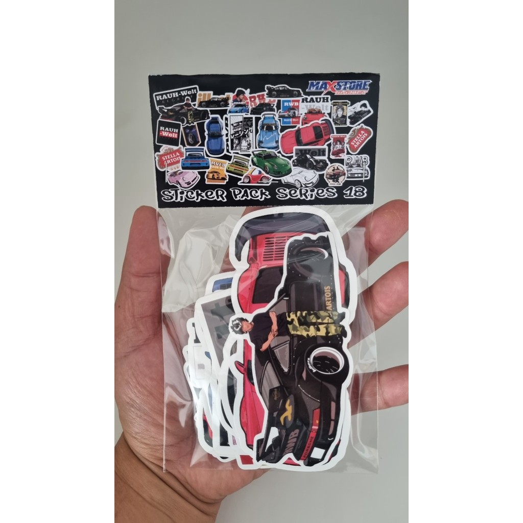 

rwb japan / rwb sticker set japan / akira nakai / luggage sticker