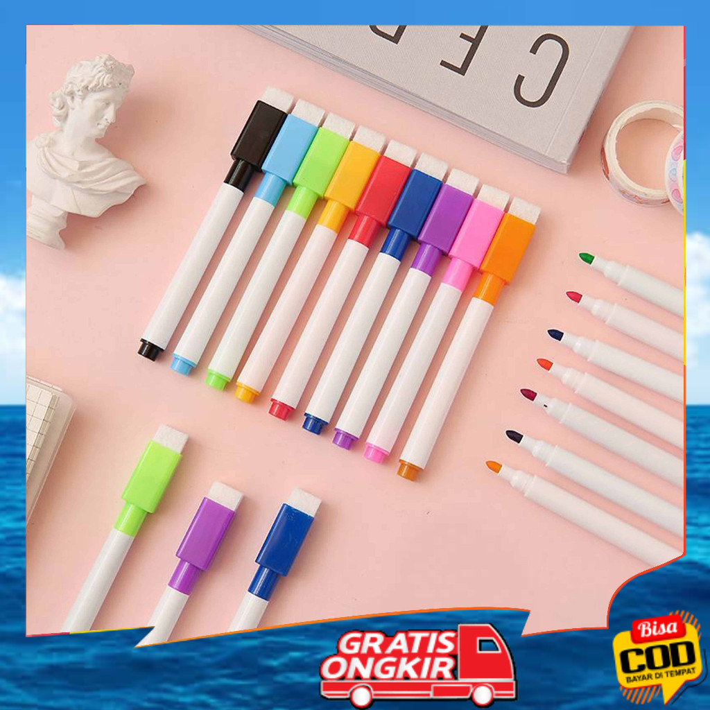 

Spidol Warna Papan Tulis White Board Magnet / Spidol MIni Warna Warni / Spidol Wipe And Clear P05