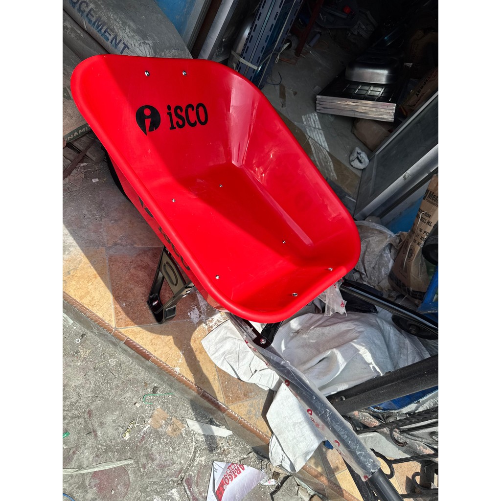 Gerobak Pasir ISCO/Gerobak pasir tebal PVC/Gerobak sorong Tebal PVC/Gerobak Dorong ISCO PVC