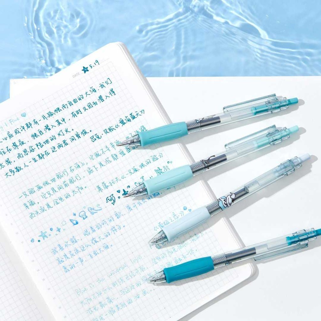 

KANSHPKANSHP Kaco Keybo Pulpen Gel Pen Tinta Biru NONGFU SPRING 4 PCS with Refill - KC4