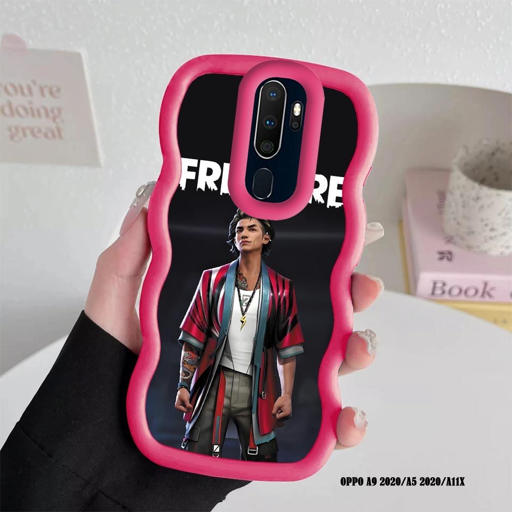 Case Hp OPPO A9 2020 A5 2020 A31 A92 A52 A53 A93 Reno 4F New Macaron Candy Color Silicone Casing Fre
