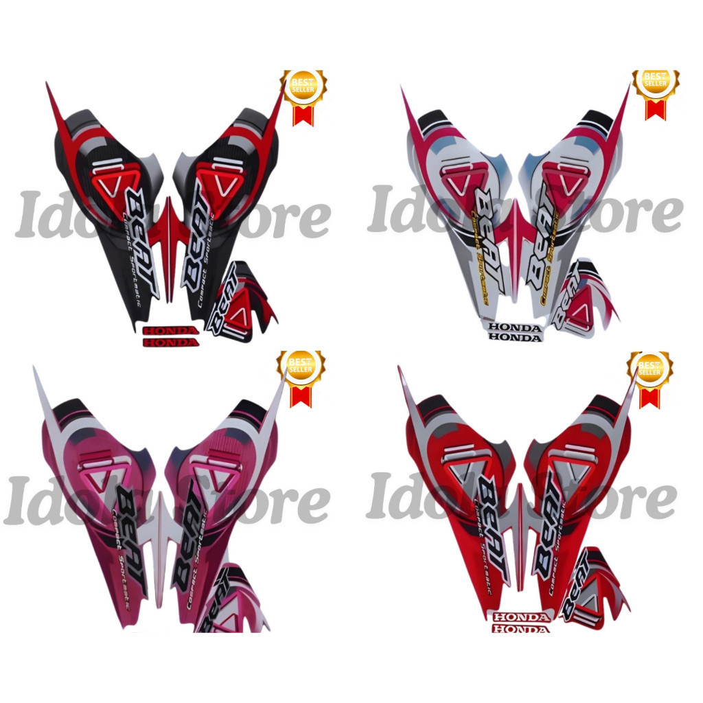 STIKER STRIPING BEAT KARBU 2009 FULL STIKER LIS BODY MOTOR BEAT KARBU 2009 STANDAR