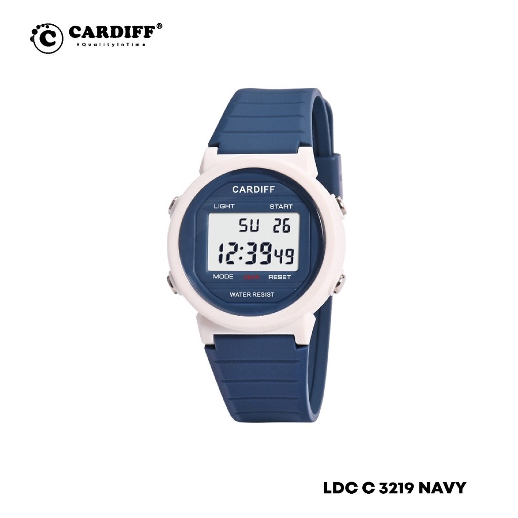 CARDIFF LCD 3219 Series Jam Tangan Digital Sport Water Resist