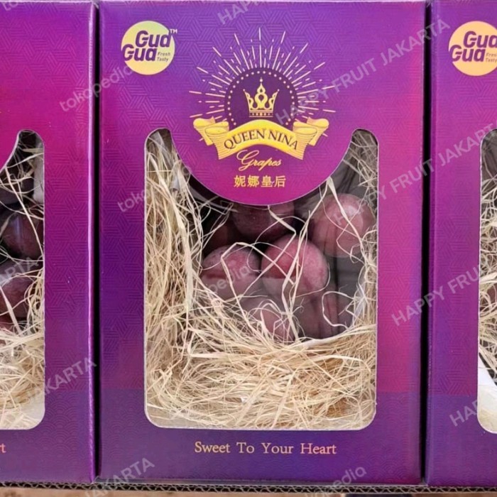 

anggur queen nina jepang anggur termanis / box