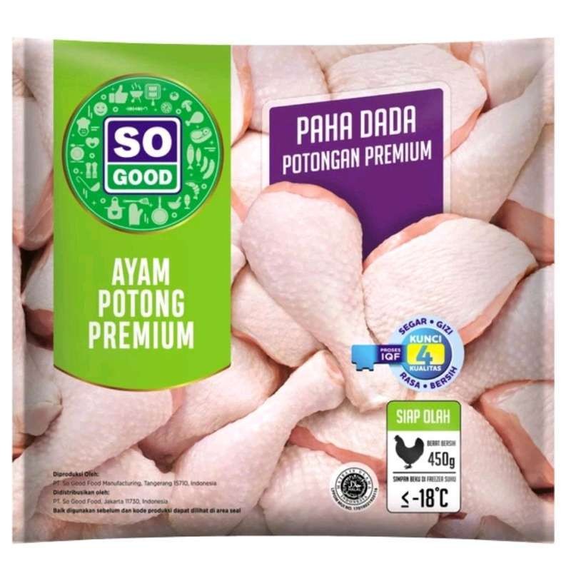 

So Good Ayam Potong Paha Dada 450 gr