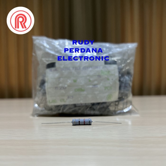 O99 RESISTOR 2 WATT 2W 5% 5 PERSEN 820OHM 820 OHM 820Ω 820R