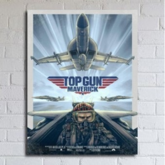 DL25 Poster Pajangan Dinding Top Gun