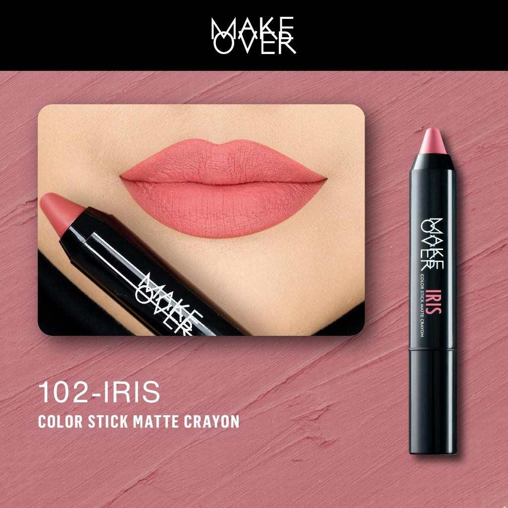 [Gift Not For Sale] MAKE OVER Color Stick Matte Crayon 102 Iris 2.6 g