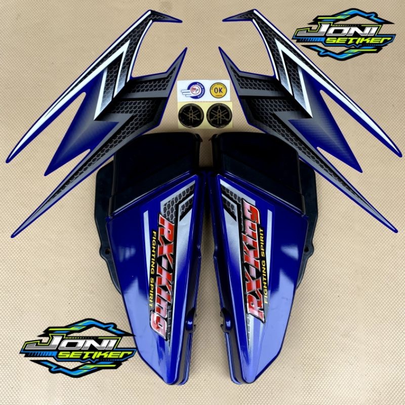 COVER BOK AKI RX KING BIRU FULLSET STRIPING BIRU 2004 TEPONG AKI RX KING BIRU BOK AKI RX KING BIRU F