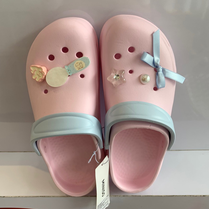 MINISO Lovely Clogs Pinkk Sandal Slipper Slip On