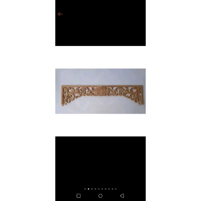ukir sudut kayu jati | tempel ukir kayu jati | tempel ukir kayu jati - 1set 105cm SHP9012