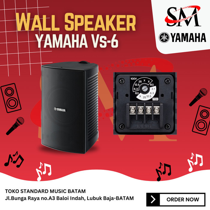 Yamaha VS-6 Wall Speaker / Wall Speaker Yamaha Vs-6 / Yamaha Vs 6