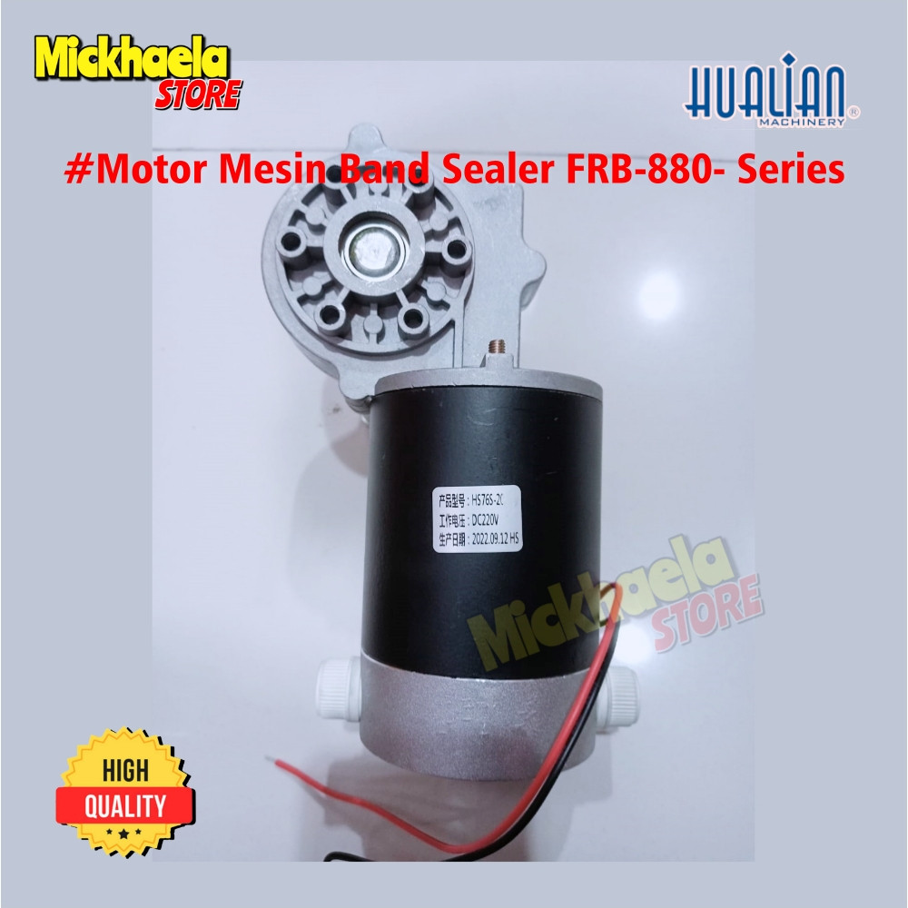 DC Motor Mesin Continuous Band Sealer FRB-880 Hualian