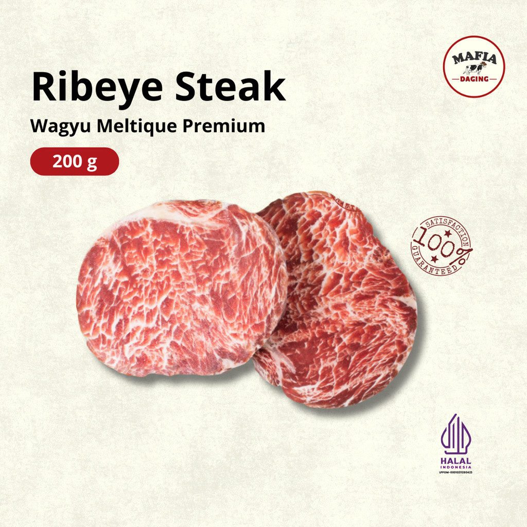 

Wagyu Ribeye Meltique Steak Prime Cut 200 g