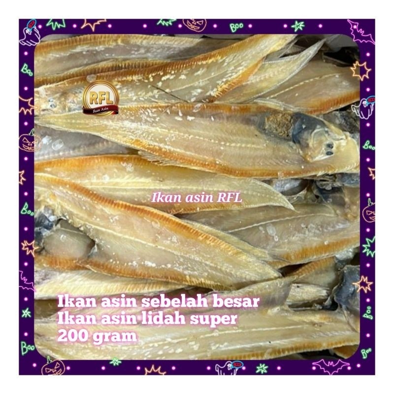 

TERMURAH ikan asin sebelah / ikan asin lidah super 200gram