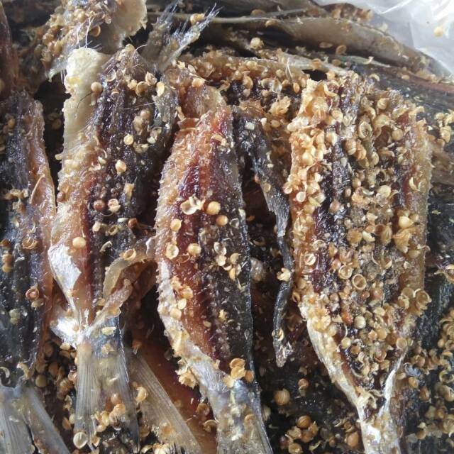 

TERMURAH termurah ikan asin dengdeng manis super 500 gram mrah