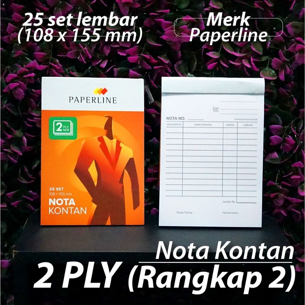 

Buku Nota Kontan Kecil 2 ply Paperline - 108 x 155 mm - Rangkap 2 Arse Digital Technology