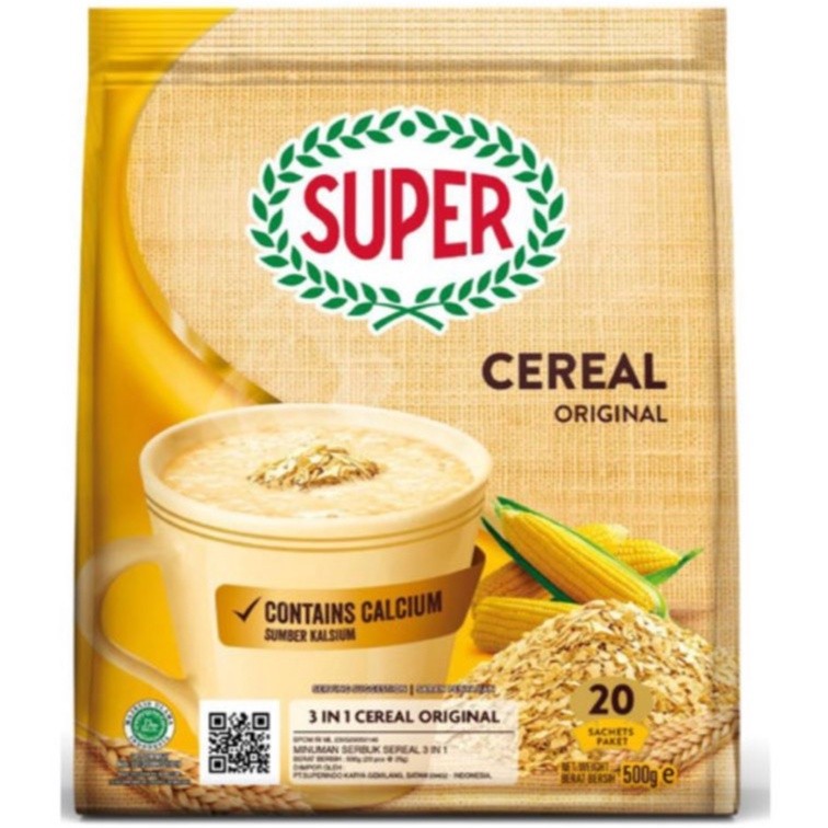 

SUPER CEREAL ORIGINAL / SUPER SEREAL ORIGINAL / SUPER CEREAL BROWN RICE / SUPER CEREAL CHOCOLATE / SUPER SEREAL COKELAT