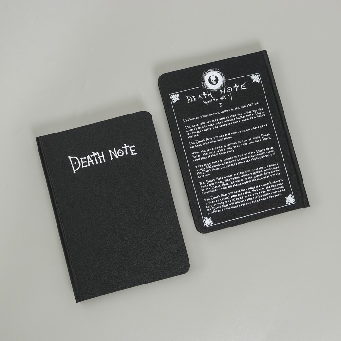 

Notebook Death Note Binding/ Custom Notebook/ Planner Dotted/ Grid - Polos