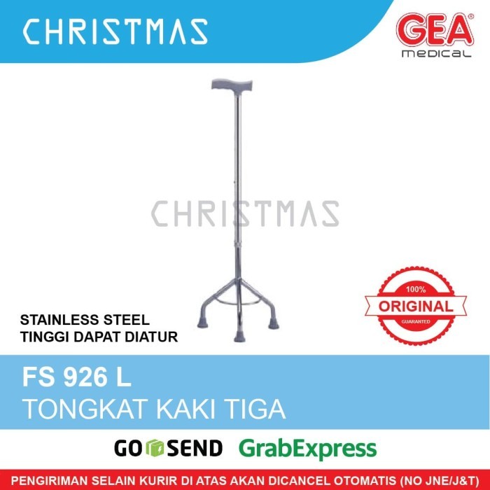 Alat Bantu Jalan GEA Kaki Tiga - Tongkat Jalan Kaki Tiga KIRIM GOSEND