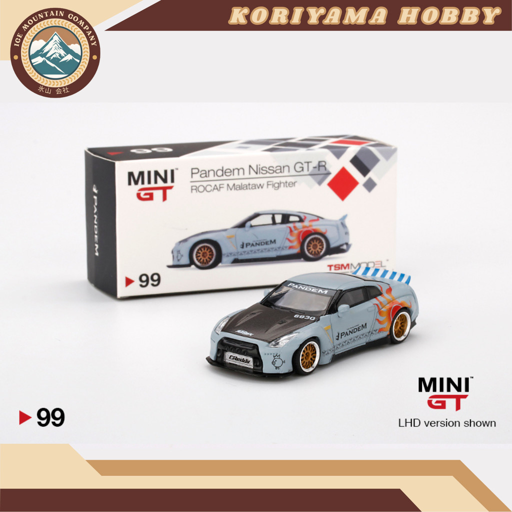 MiniGT #99 Nissan GTR R35 Pandem Ducktail ROCAF Malataw Taiwan MiniGT