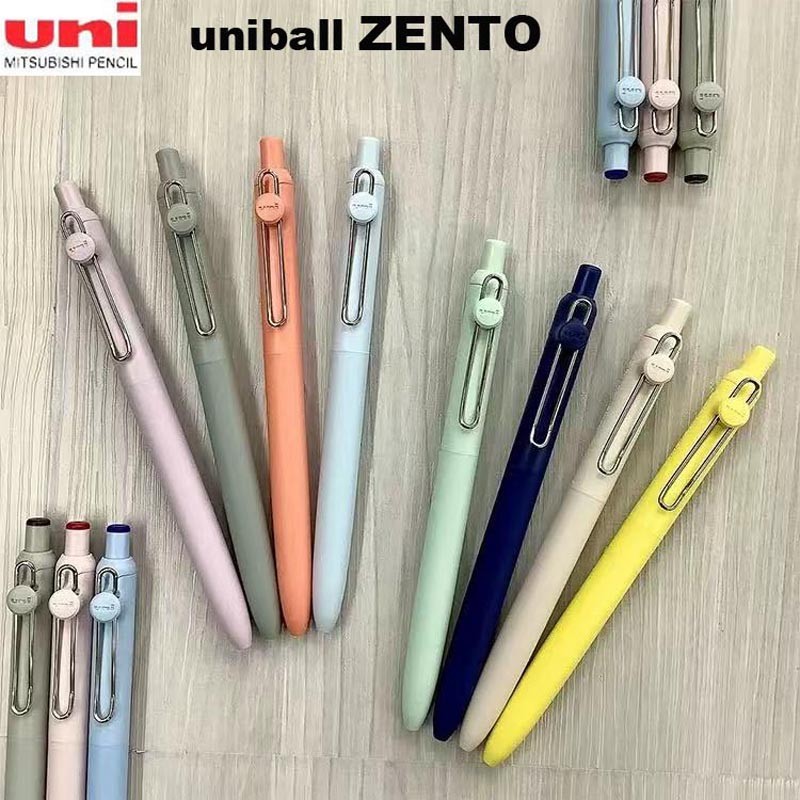

Uni ZENTO Stationery Gel Pen Basic Model Rollerball Pen Fine 0.5mm/Extra Fine 0.38mm Water-Based Core School Writing Office Tool
