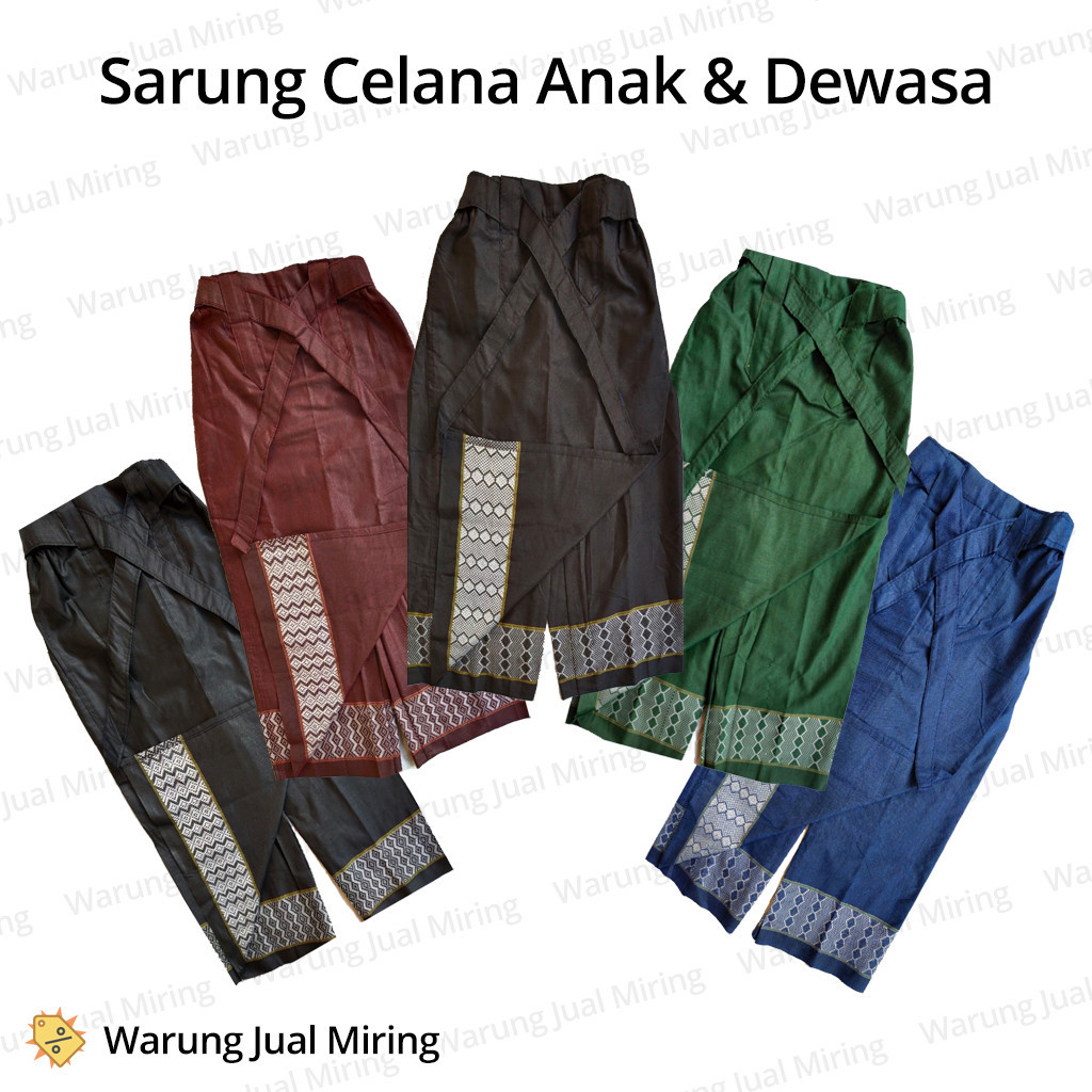 SARUNG CELANA Instan Anak Kain Sarcel Celsar Celarung trendi