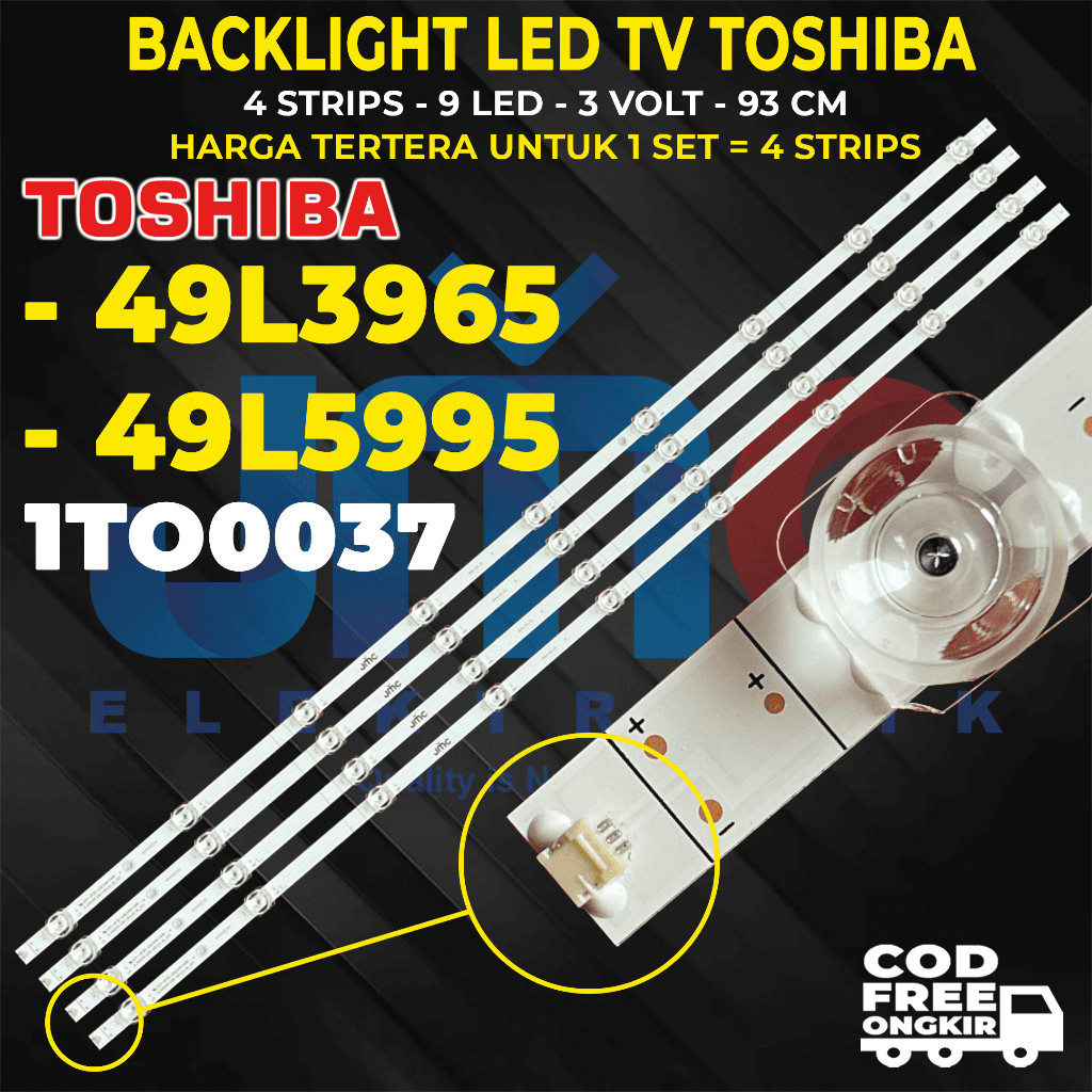 Backlight TV T0SHIBA 49 Inch 49L5995 49L3965