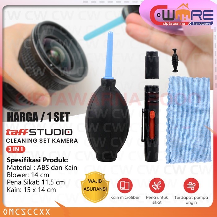 TaffSTUDIO Cleaning Set Camera Pembersih Kamera - BDB CW2K