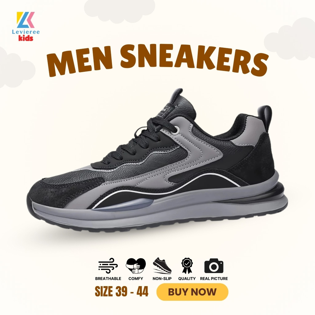 LVRkids  Sepatu Sneakers Pria Original Sepatu Lari Olahraga Sepatu Kuliah Kerja Pria LV0674