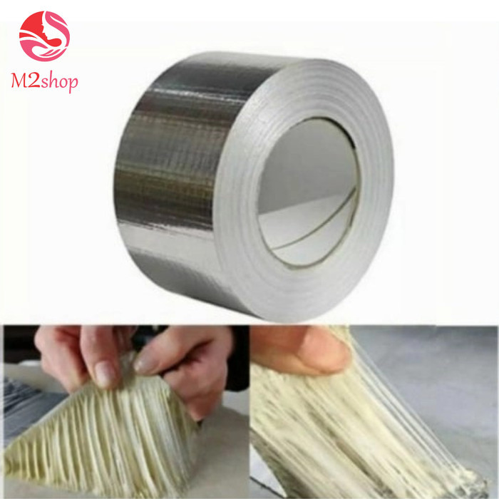 

LAKBAN ANTIBOCOR WATERPROOF TAPE ALUMINIUM RUBBER LEBAR 5CM PANJANG 3M