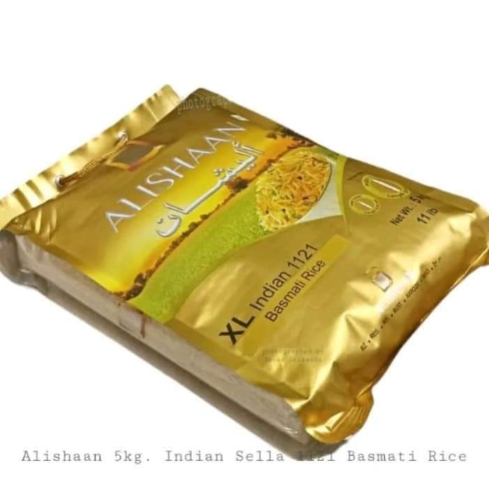 

Beras Basmati Alishaan 5kg Indian 1121 Rice 5 kg lb 0805