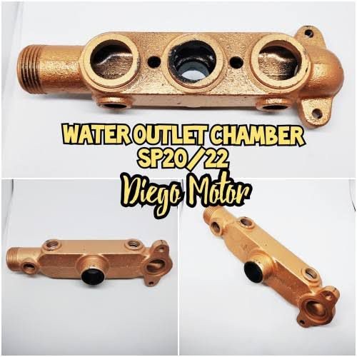 

water outlet chamber dudukan tabung angin mesin power sprayer pompa steam stim 22cc 30cc sp30 sp22 variasi amplas