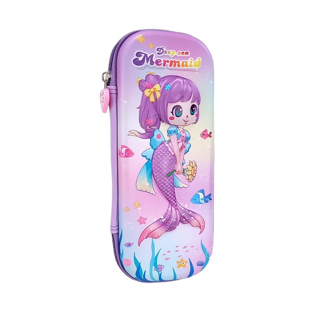 

KOWASHOP Blingberry Kotak Pensil 3D Mermaid Tempat Pensil 3D Anak Motif Mermaid Dosgrip Anak Ultah Kado Anak Perempuan