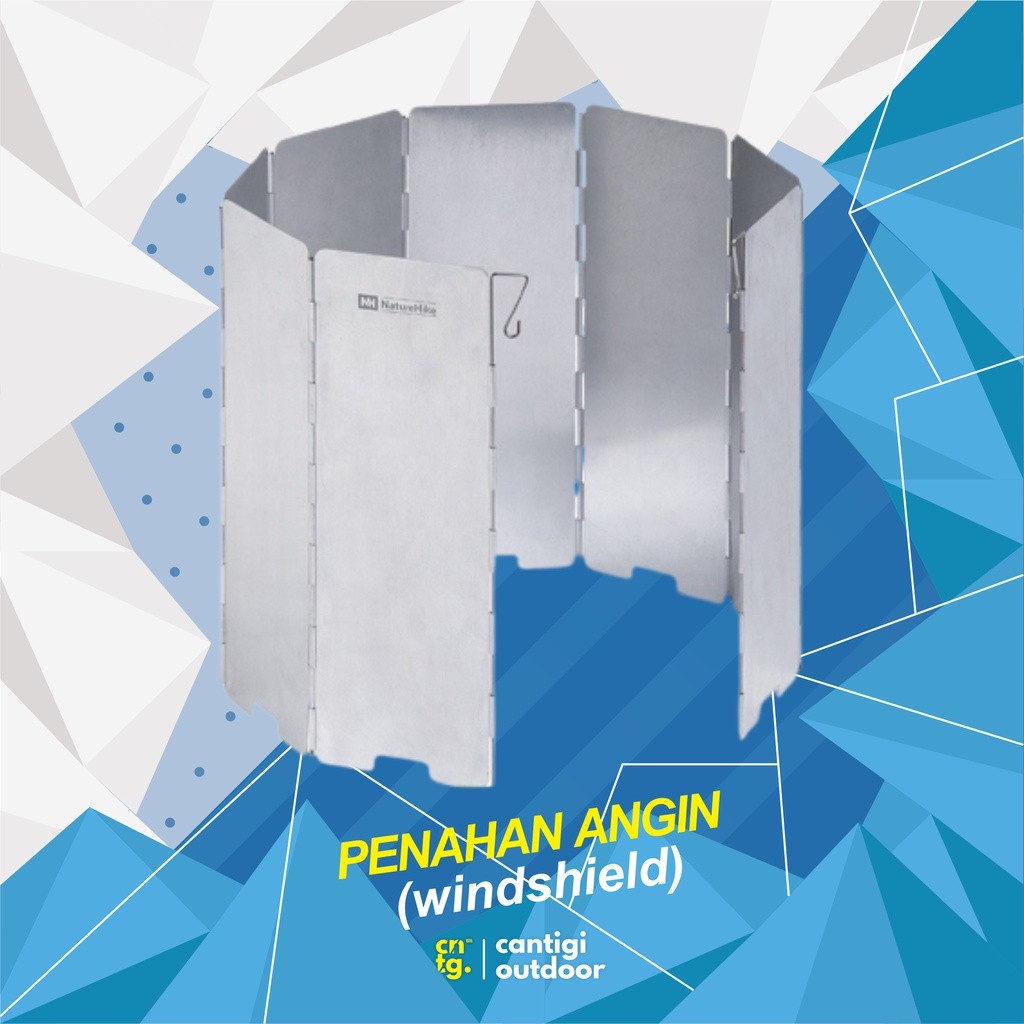 

[CoD] Penahan angin windshield tinggi 13.5 dan 24 cm kompor camping XX!