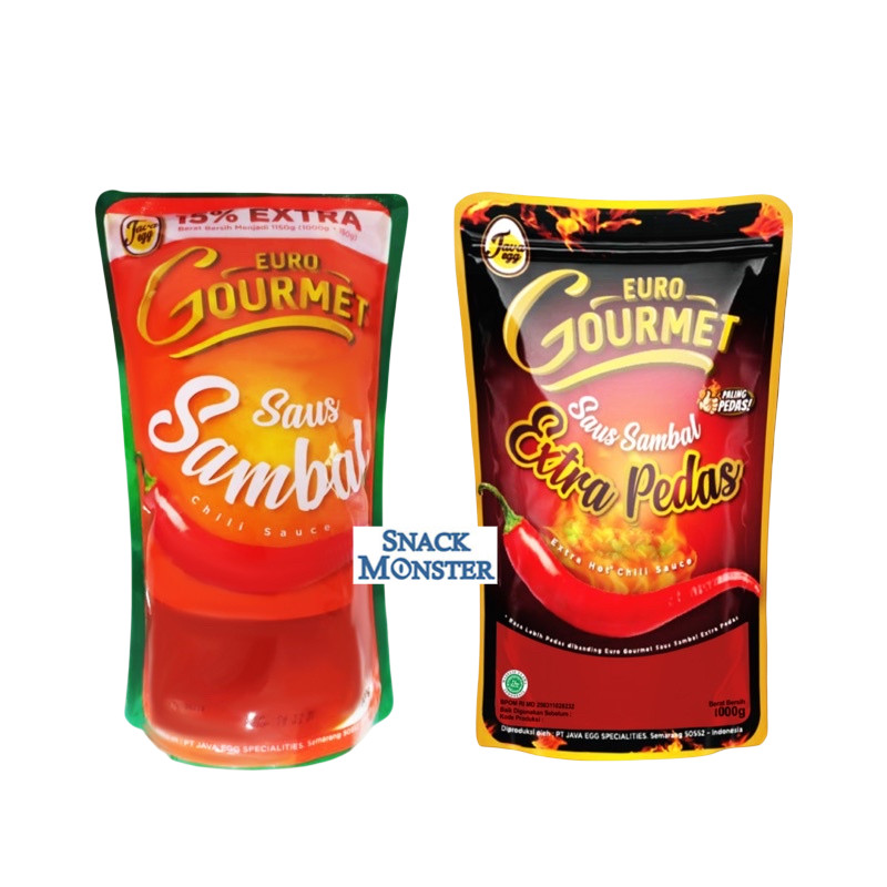 

Euro Gourmet Saus Sambal Extra Pedas - Netto 1 kg