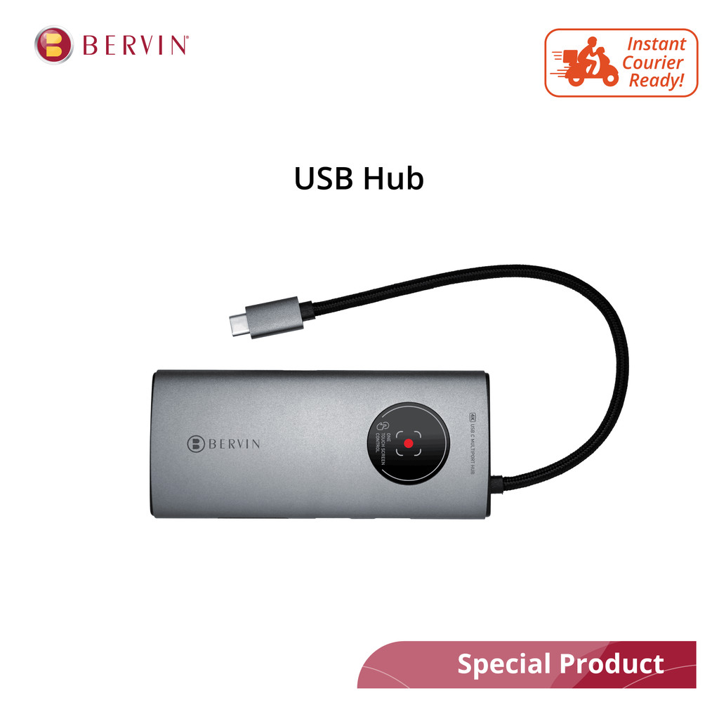 USB Hub & HDMI Switcher 10 in 1 USB C HUB | Bervin