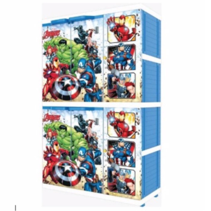 LEMARI PAKAIAN PLASTIK KARAKTER ANAK LEMARI PAKAIAN PLASTIK JUMBO GANT