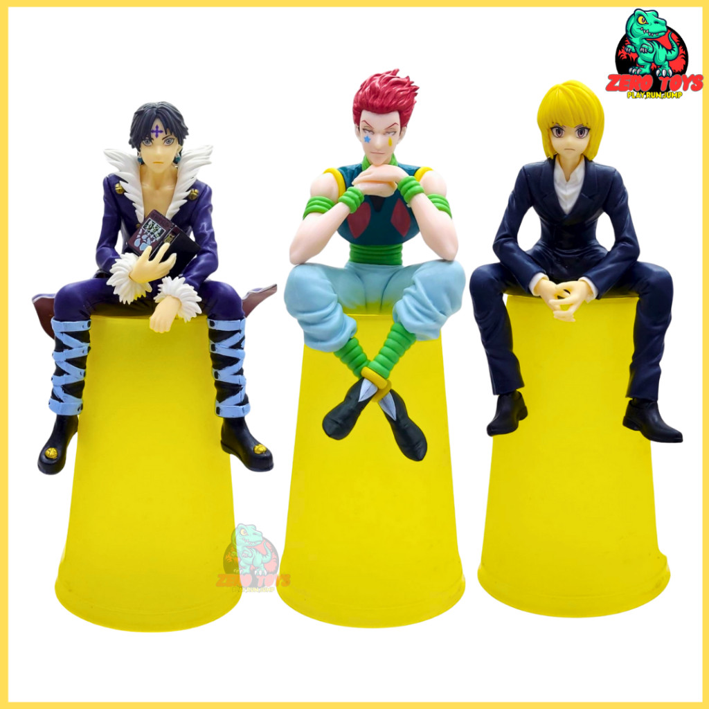Action Figure Hunter x Hunter Noodle Stopper Hisoka  Kuropika Chrollo Pajangan Koleksi Figur