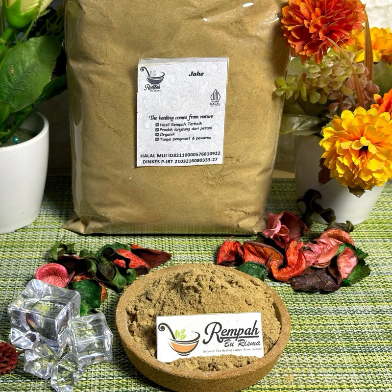 

Jahe Bubuk 1 Kg Murni Rasa Pedas - Rempah Bu Risma