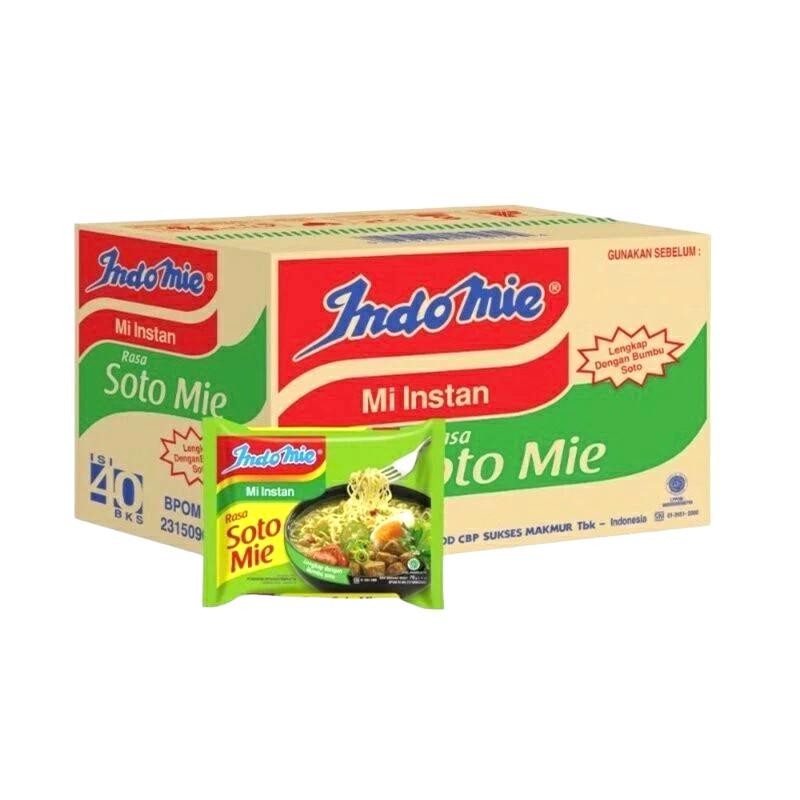 

[1 Karton] Indomie Soto Mie isi 40 Pcs