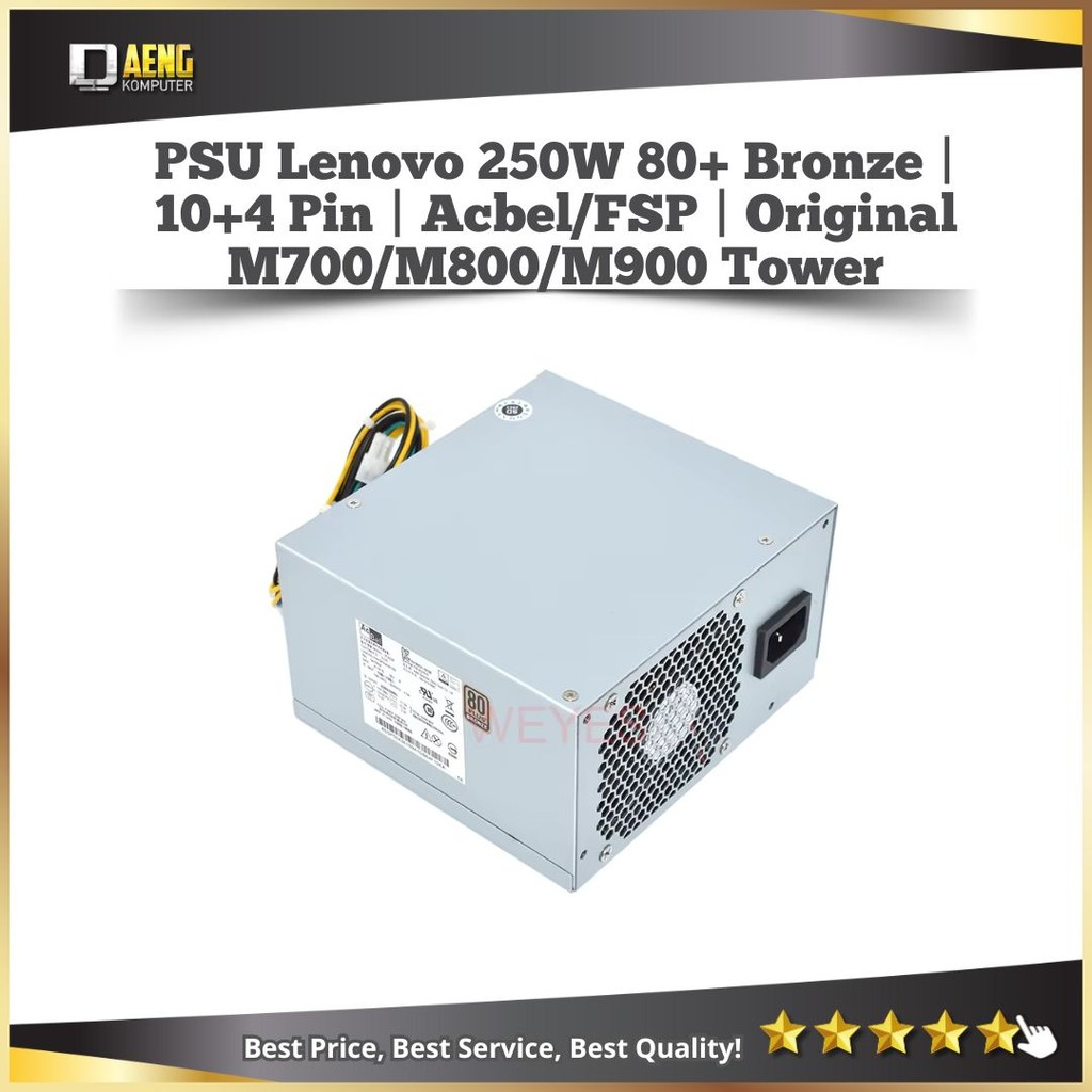 PSU Power Supply Power suplay PC Lenovo 10 pin Cpu Tower Original Murah
