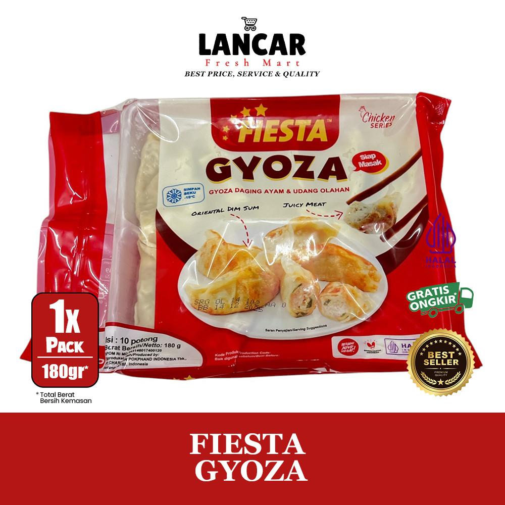 

FIESTA GYOZA DAGING AYAM & UDANG OLAHAN 180GR