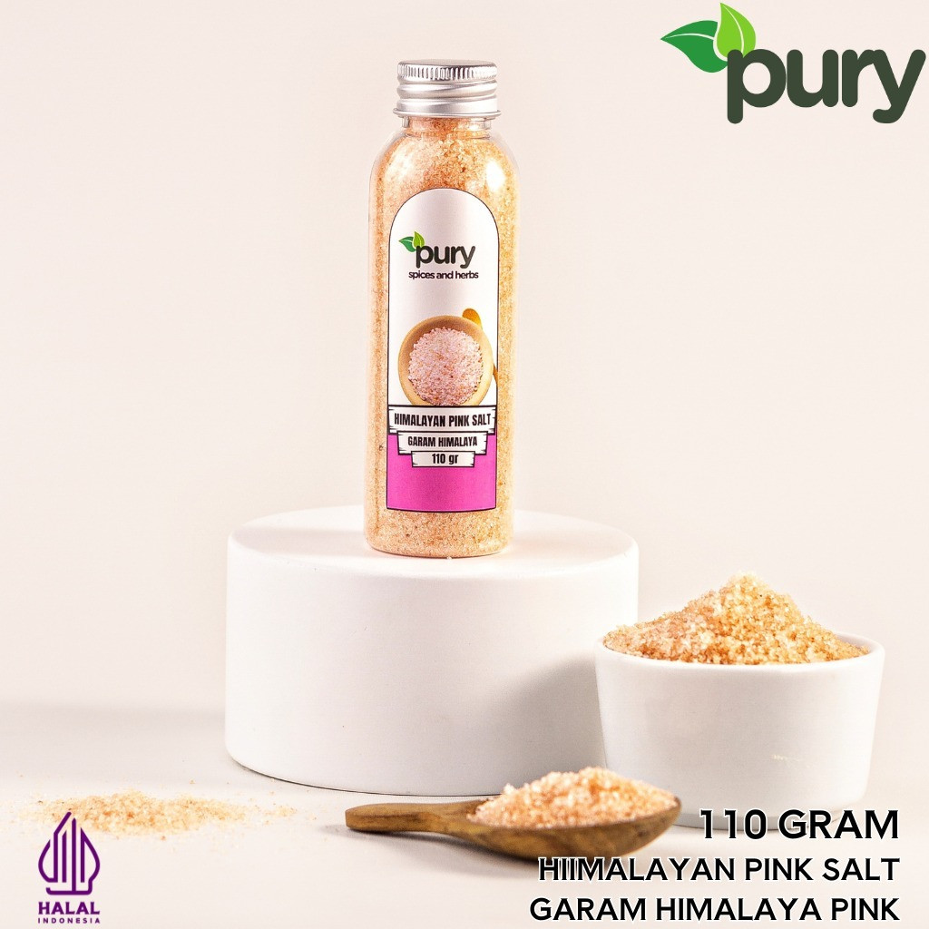 

Garam Himalaya Original 110 Gram Asli Organik Garem Himalayan Salt Himsalt Organic MPASI