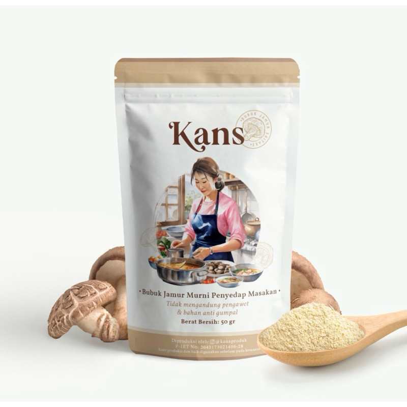 

Kans Bubuk Jamur Murni Penyedap Masakan