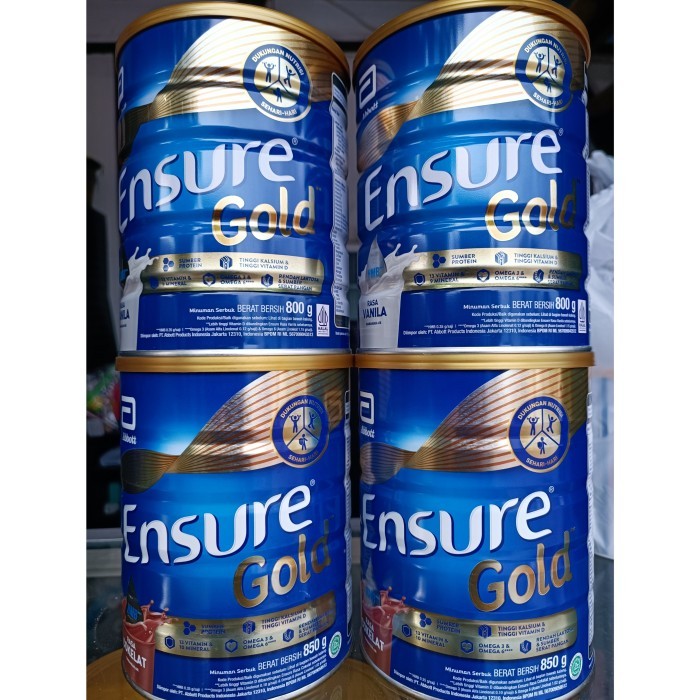 

Ensure Susu Dewasa/lansia Rasa Vanila/Coklat 900gr Usia 17Tahun keatas - Vanila, 800GR