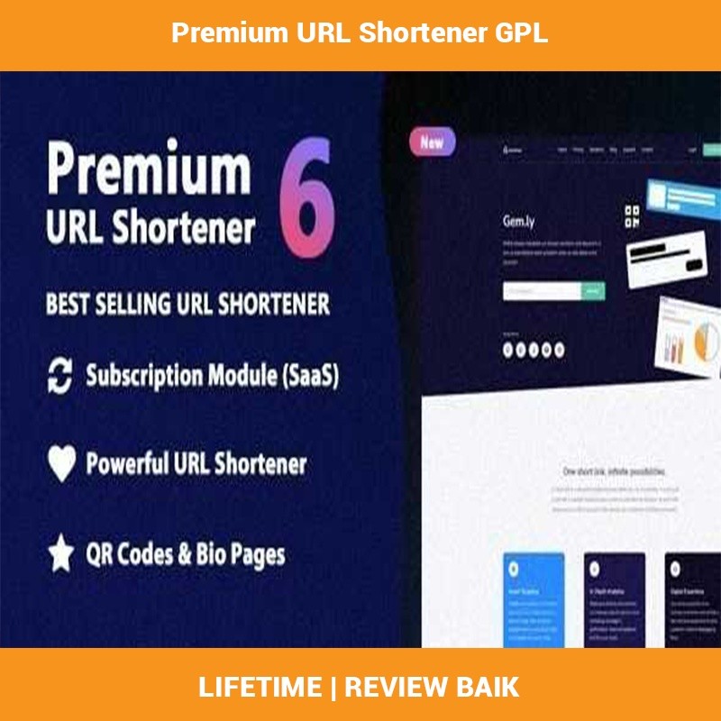 Premium URL Shortener Plugin Wordpress – Link Shortener, Bio Pages & QR Codes