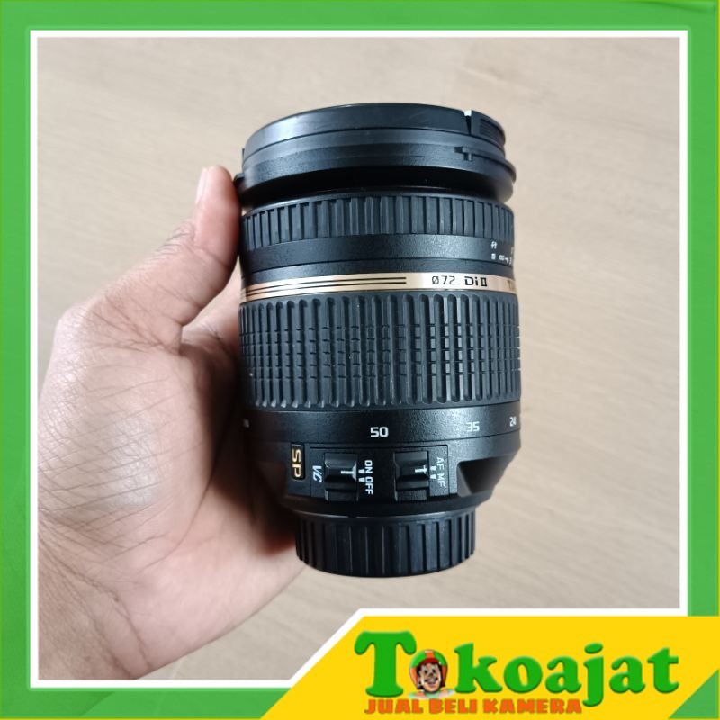 LENSA TAMRON 17-50MM F2.8 VC FOR NIKON / LENSA 17-50MM SP MANTAP