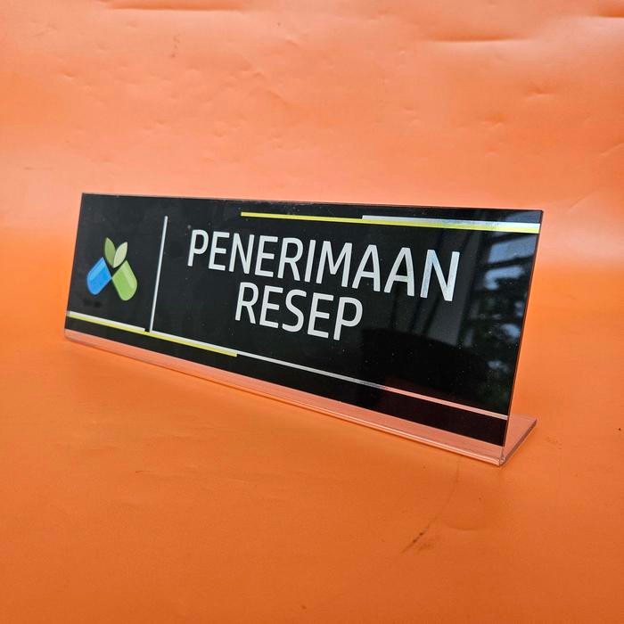 

Akrilik Lipat Penerimaan Resep dan Penyerahan Obat (1 paket)