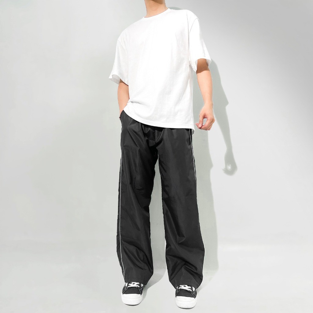 TRACKPANT / LOOSEPANT PARASUT LIST / CELANA PANJANG PARASUT LIST PRIA